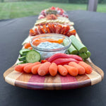 Handmade Skateboard Charcuterie Boards: Walnut, Maple, Sapele and Purple Heart #1