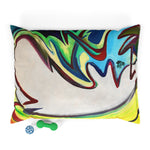 "Faces" Painting - Pet Dog Bed