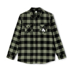 Funky Flies Flannel Long Sleeve Shirt