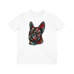 Frenchie Flowers Unisex Tri-Blend T-Shirt