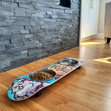 Cats With Attitude SkateBowls - Elevated Cat Bowl
