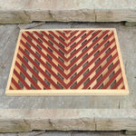 White Pine - Barn Red Handmade Vermont Wooden Doormat