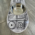 BoomBox Dog SkateBowls - Elevated Dog Bowl
