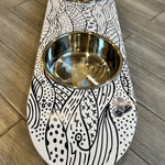 Doodlescape Dog SkateBowls - Elevated Dog Bowl