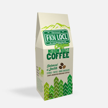 FKN LOCL Original - Vermont Medium Roast Coffee - Citrus, Toffee, Dark Chocolate