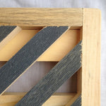 White Pine - Slate Gray Handmade Vermont Wooden Doormat