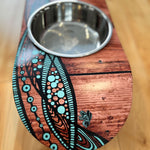 Island Time SkateBowl - Elevated Dog Bowl