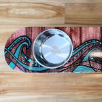 Island Time SkateBowl - Elevated Cat & Dog Bowl - Free Shipping