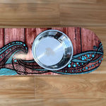 Island Time SkateBowl - Elevated Cat & Dog Bowl - Free Shipping