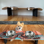 Island Time SkateBowl - Elevated Cat & Dog Bowl - Free Shipping