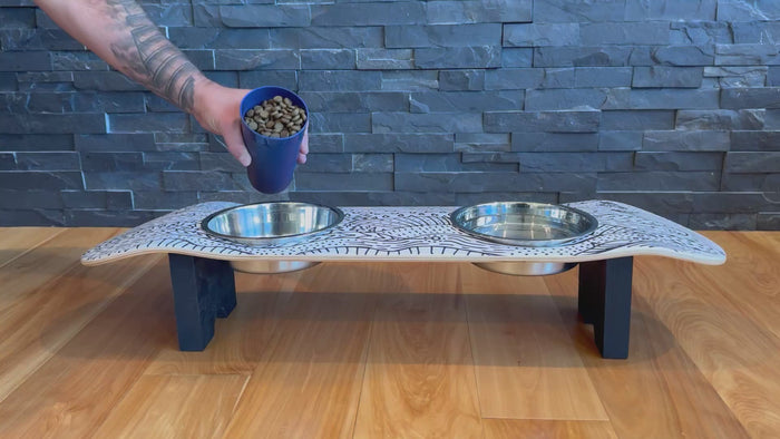 Doodlescape Dog SkateBowls - Elevated Dog Bowl