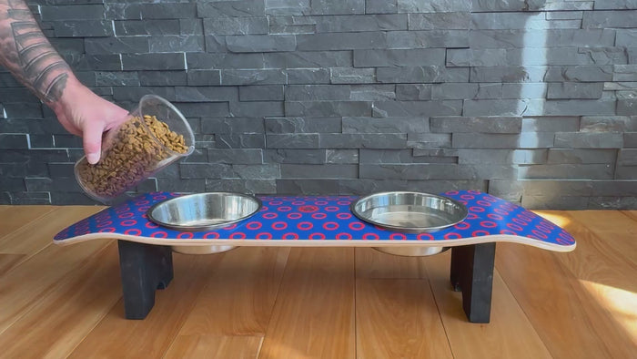Phunky Donuts SkateBowls - Elevated Dog Bowl