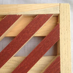 White Pine - Barn Red Handmade Vermont Wooden Doormat