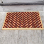 White Pine - Barn Red Handmade Vermont Wooden Doormat