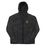 Rasta Funky Flies Unisex Lightweight Zip-up Windbreaker