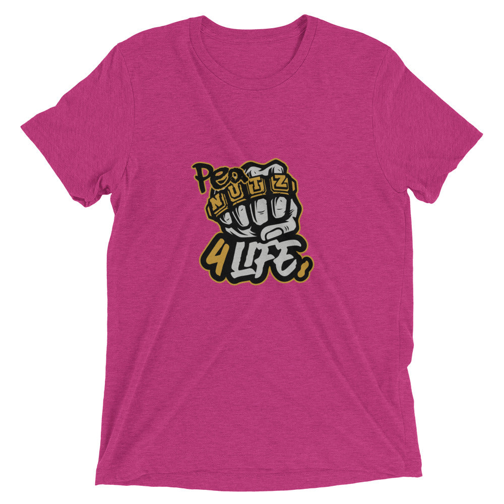 PeaNUTZ 4 Life Tri-Blend Short Sleeve T-shirt