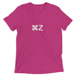 Apple Command Z Undo Tri-Blend Shortsleeve T-Shirt