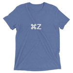 Apple Command Z Undo Tri-Blend Shortsleeve T-Shirt