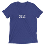 Apple Command Z Undo Tri-Blend Shortsleeve T-Shirt