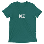 Apple Command Z Undo Tri-Blend Shortsleeve T-Shirt