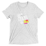 What's The Buzz Funky Flies Tri-Blend Short Sleeve T-shirt