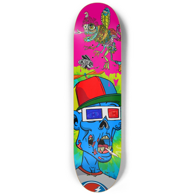 8.25 Woke Zombie Mutant Custom Skateboard
