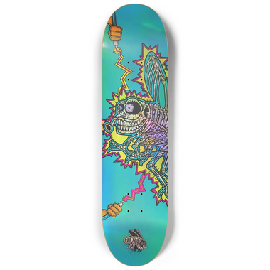 8.25 Holographic Bug Zapper Custom Skateboard
