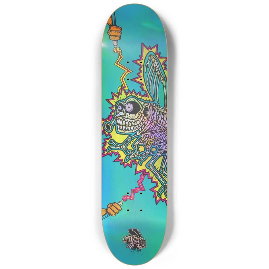 8.25 Holographic Bug Zapper Custom Skateboard