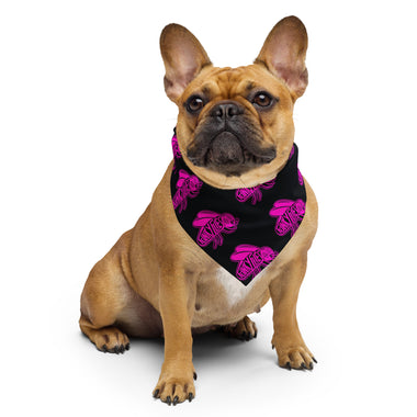 Fly Pink Log Print Bandana