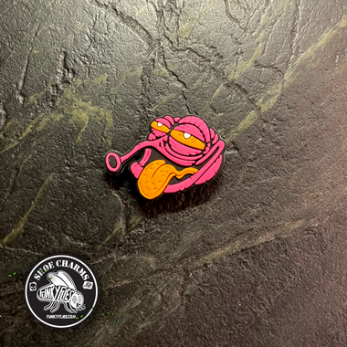 Funky Flies Feelin' Good Durable PVC Slide Shoe Charm