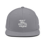 Get Me Outta Here Flat Brim Snapback Hat