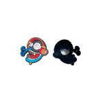 Funky Flies 'Headphone Fly' Durable PVC Slide Shoe Charm