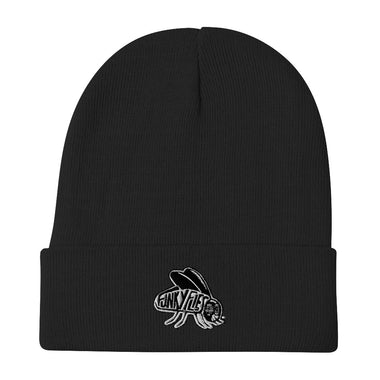 White logo Embroidered Beanie