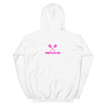 Pink Funky Flies Logo Unisex Hoodie