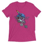 Funky Unicorn Ape Tri-Blend Short Sleeve T-Shirt