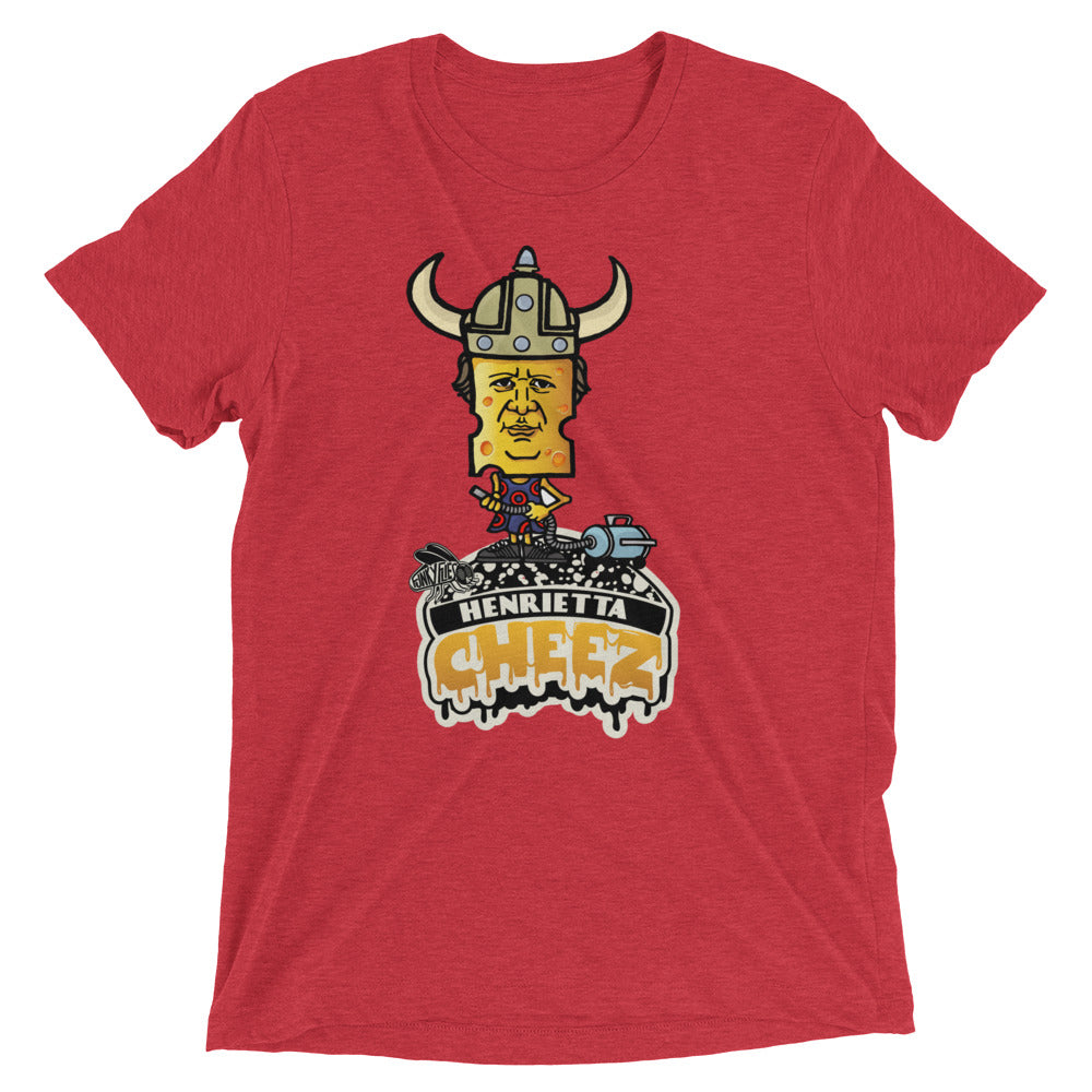 Henrietta GRYLD CHEEZ Tri-Blend Short Sleeve T-Shirt
