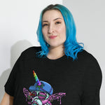 Funky Unicorn Ape Tri-Blend Short Sleeve T-Shirt