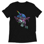 Funky Unicorn Ape Tri-Blend Short Sleeve T-Shirt