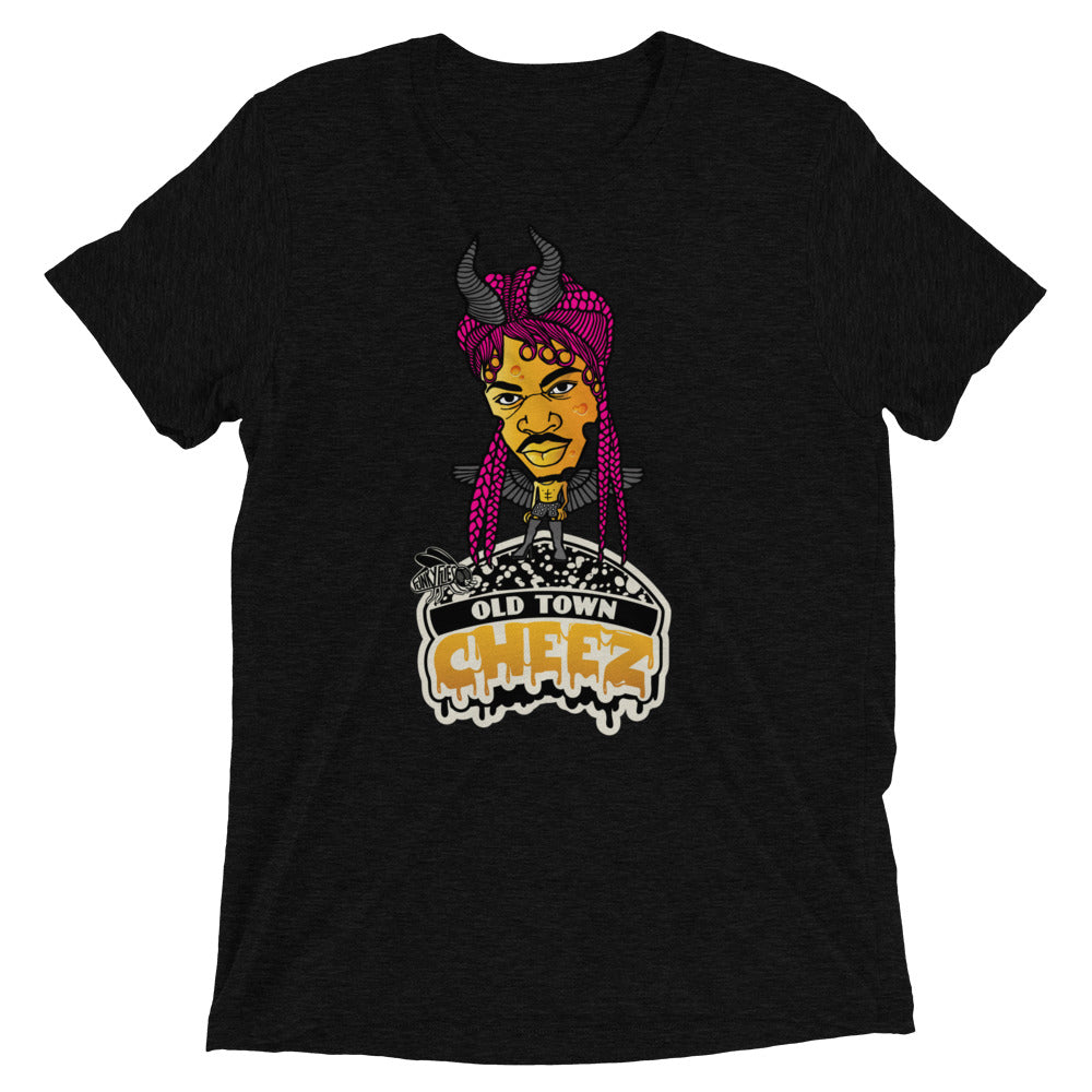Lil Nas X Old Town GRYLD CHEEZ Tri-Blend Short Sleeve T-Shirt