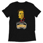 Elon Musk "Twesla" GRYLD CHEEZ Tri-Blend Short Sleeve T-Shirt