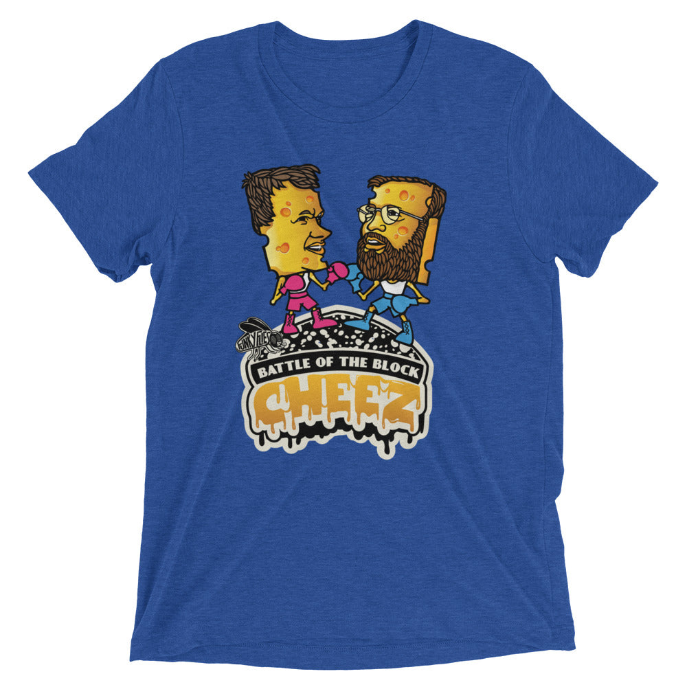 Battle of the Blockchain GRYLD CHEEZ Tri-Blend Short Sleeve T-Shirt