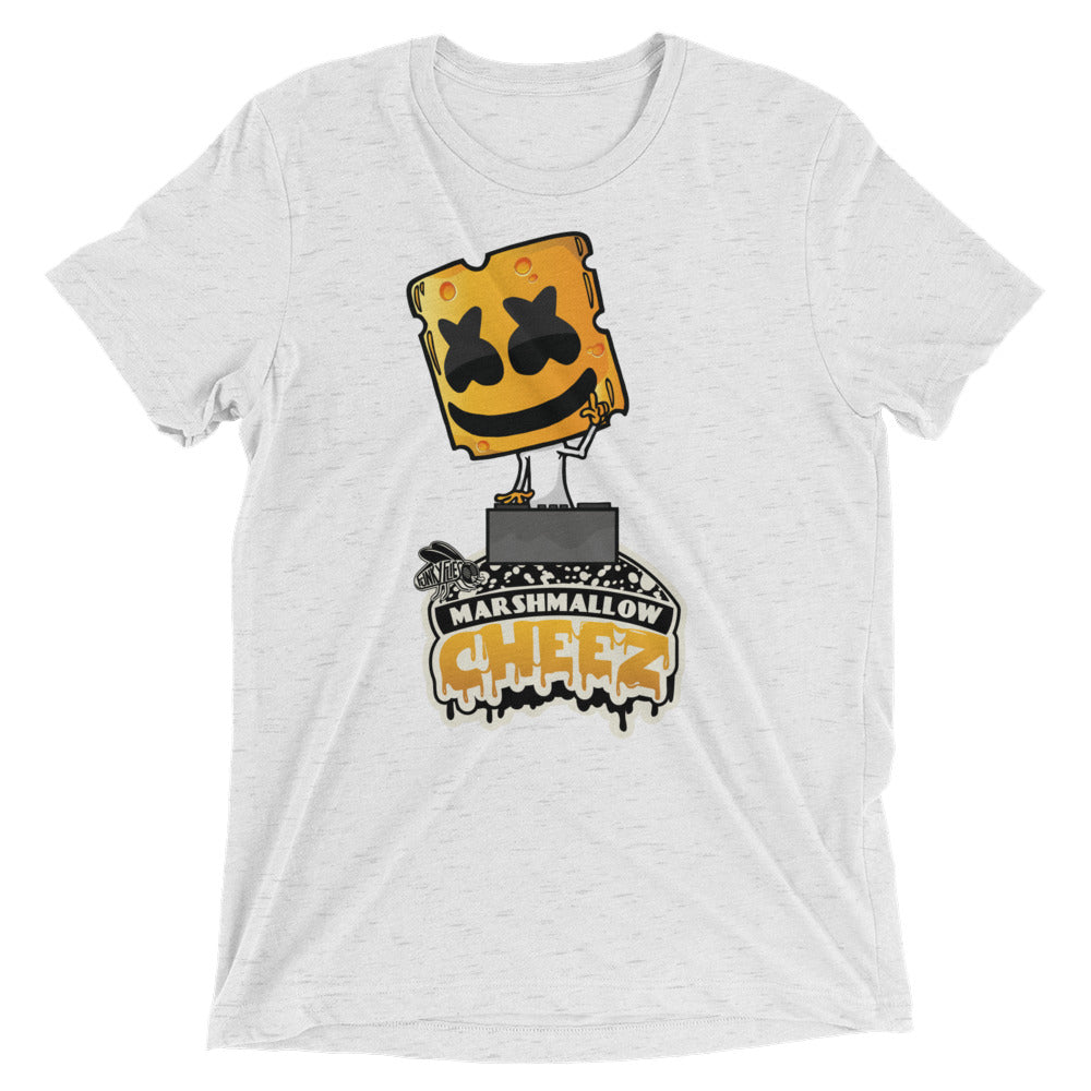 Marshmallow GRYLD CHEEZ Tri-Blend Short Sleeve T-Shirt