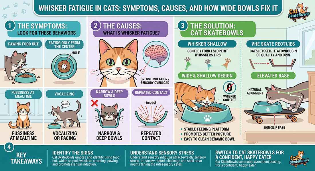 Whisker Fatigue Cat Bowls