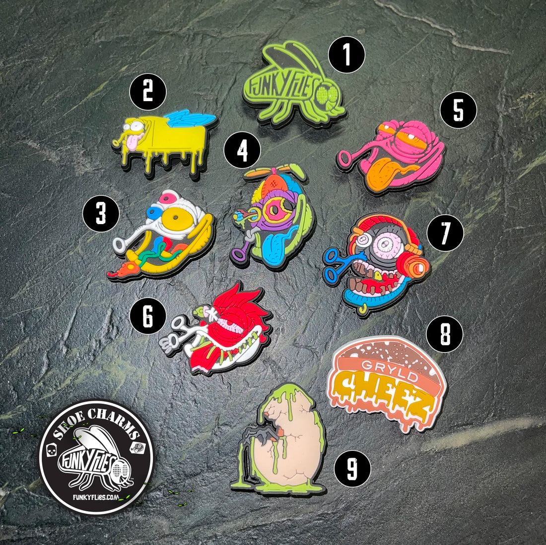 You Need To Add Funky Flies Crocs Shoe Charms To Your Collection!