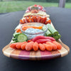 Handmade Skateboard Charcuterie Boards: Walnut, Maple, Sapele and Purple Heart #1