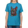 Frenchie Flowers Unisex Tri-Blend T-Shirt