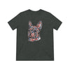 Frenchie Red White & Blue Unisex Tri-Blend T-Shirt