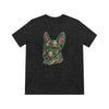 Frenchie Flowers #4 Unisex Tri-Blend T-Shirt