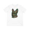Frenchie Flowers #4 Unisex Tri-Blend T-Shirt
