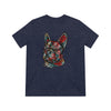 Frenchie Flowers Unisex Tri-Blend T-Shirt
